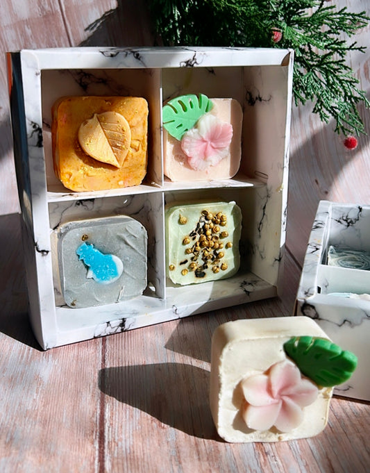 Gift box - 4 sample soaps