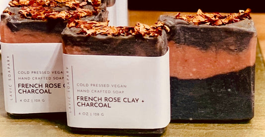 ROSE CLAY + CHARCOAL | Spa soap