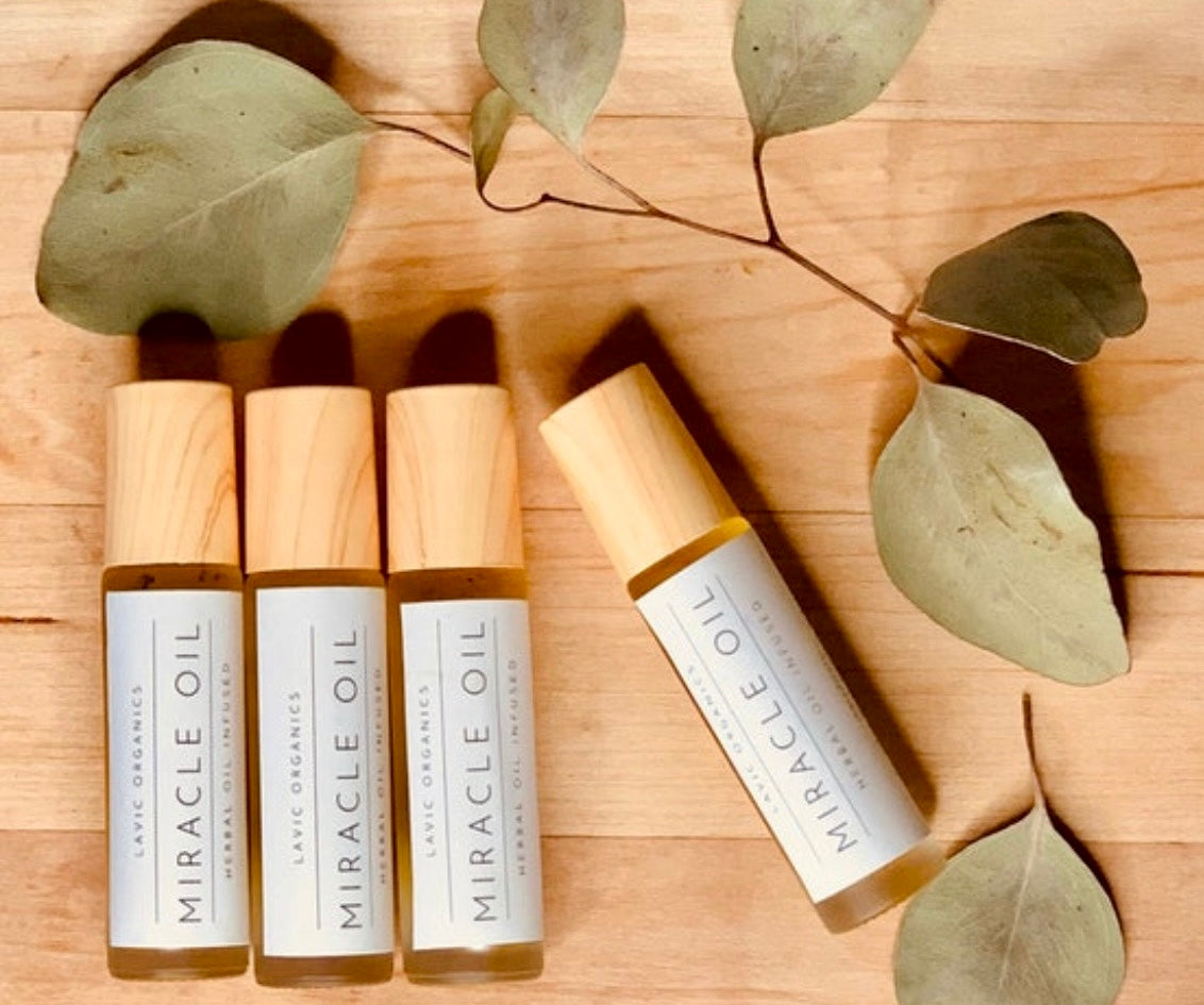 MIRACLE OIL | HERBAL INFUSED OIL | SMALL SKIN BLEMISHES