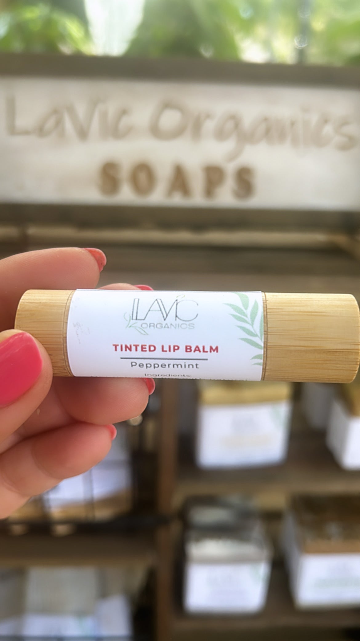 TINTED LIP BALM | Bamboo container