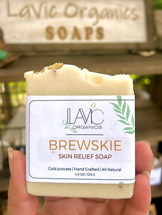 BREWSKI - FACE SOAP | BEER INFUSED | TALLOW SOAP
