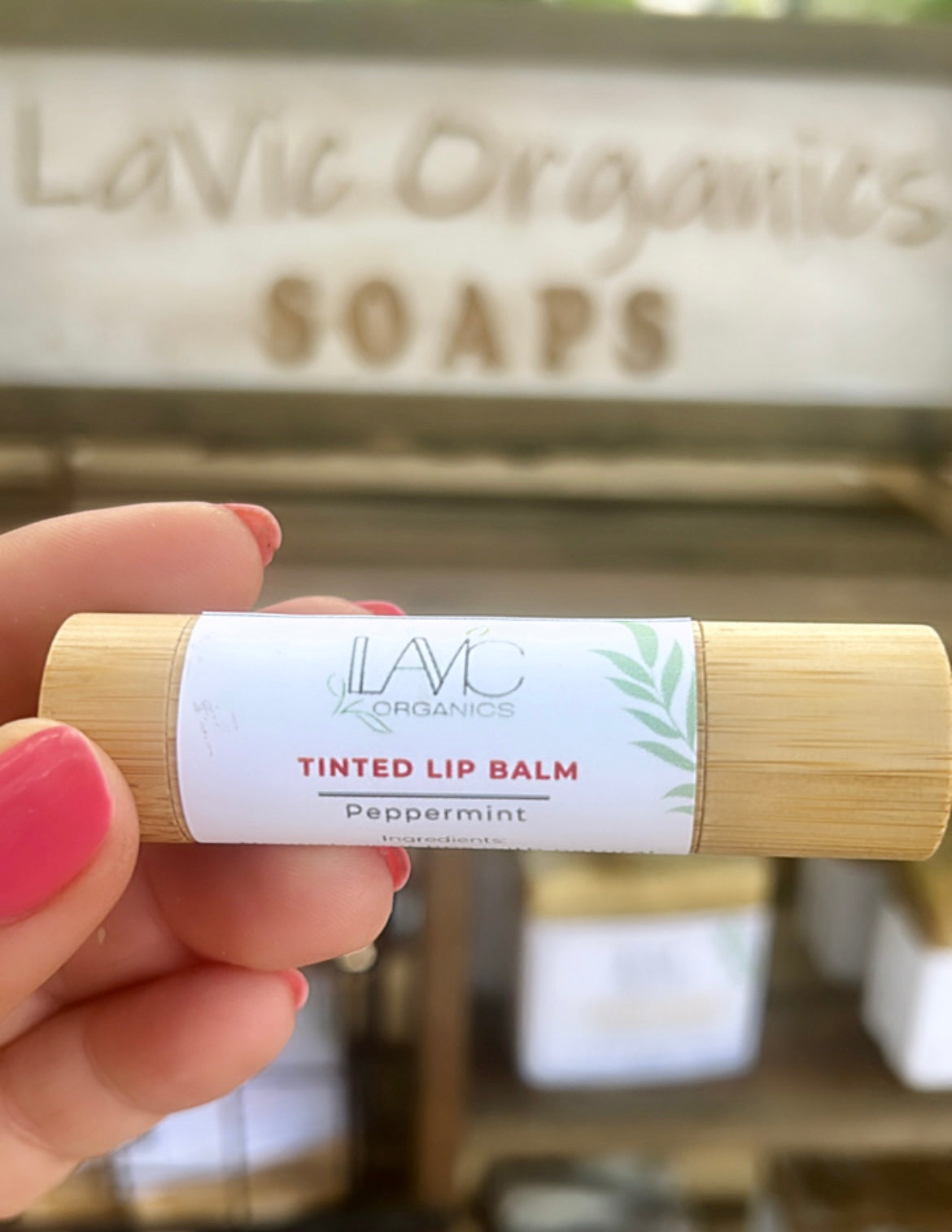 TINTED LIP BALM | Bamboo container