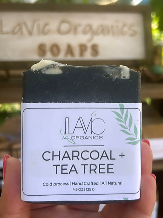CHARCOAL + TEA TREE | FACE SOAP