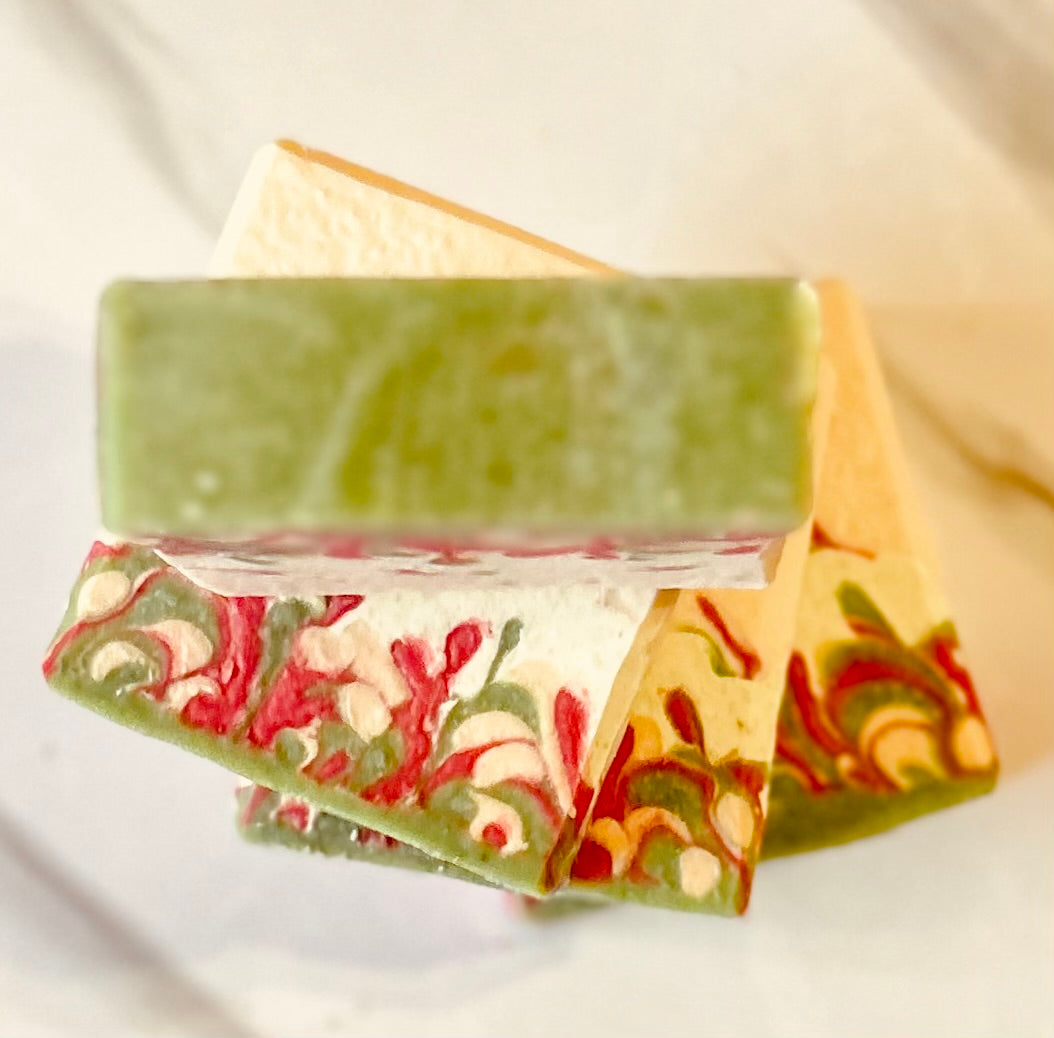 Xmas lights soap | Goat powder soap | coconut milk