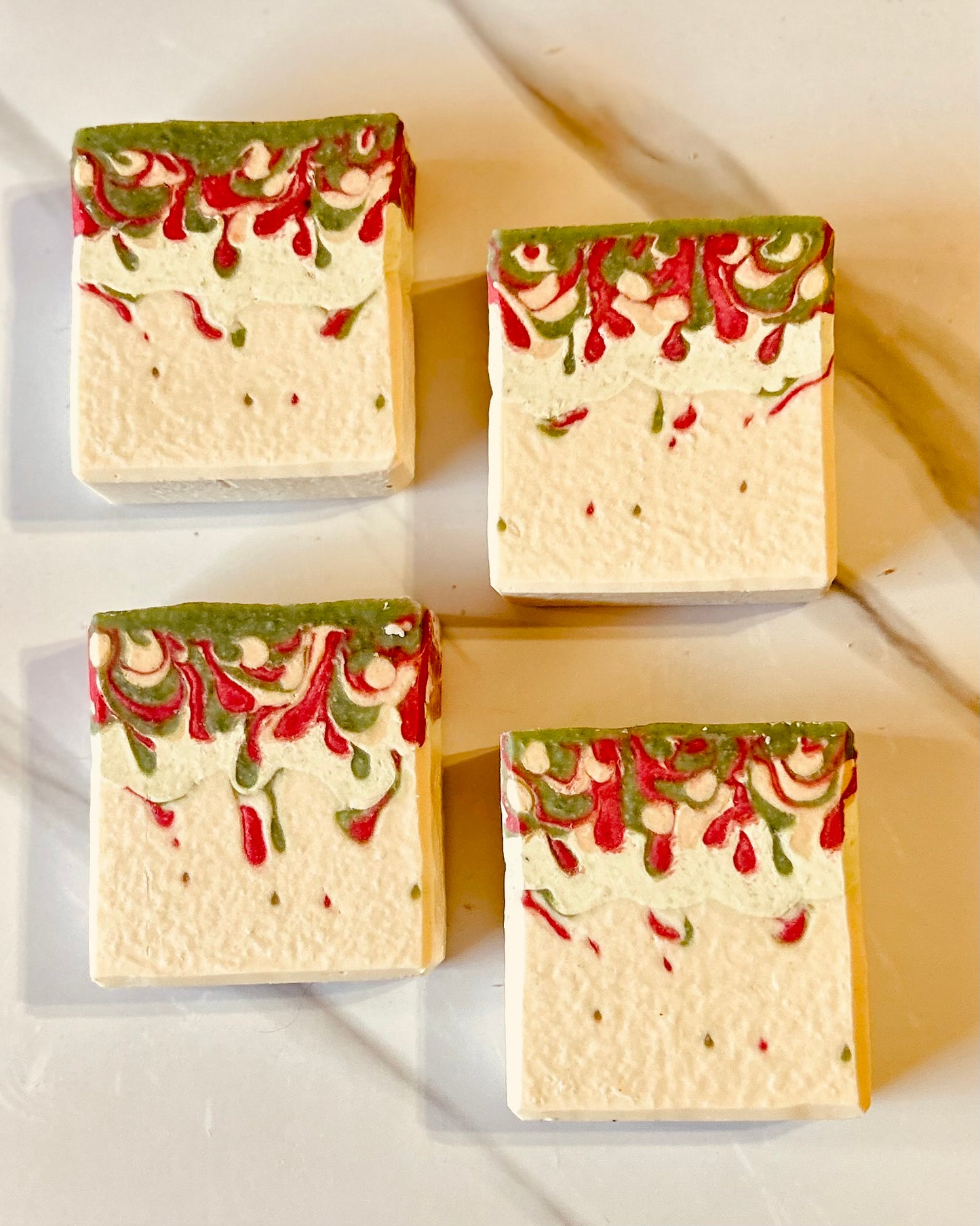 Xmas lights soap | Goat powder soap | coconut milk